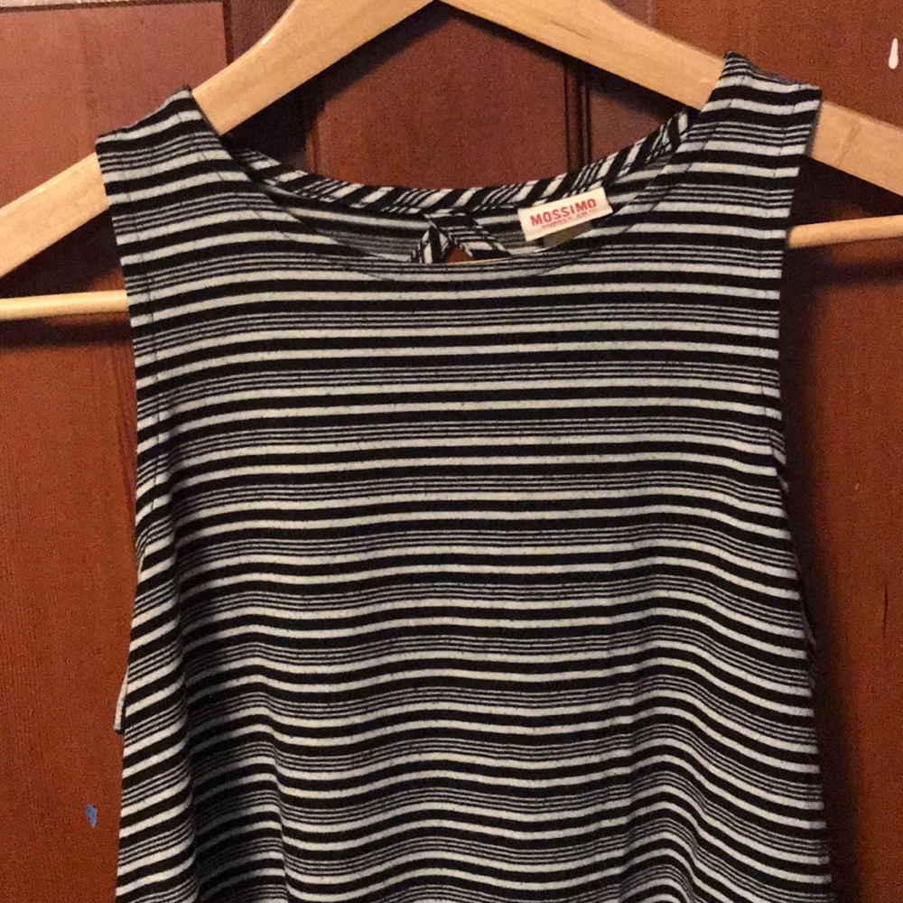 Black Striped Dress